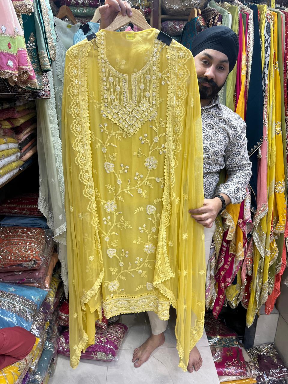Pure Lucknowi Pakistani Suits