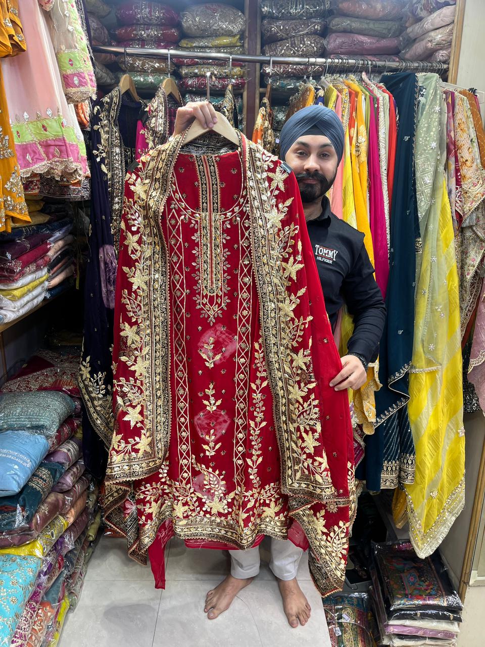 Shibori Dyed Designer Gotta Suits