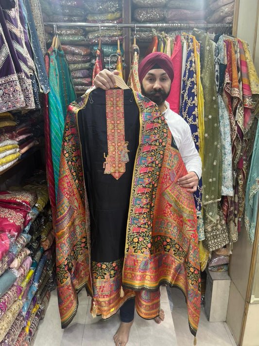 Pure Silk Banarasi Weaving Design no 5