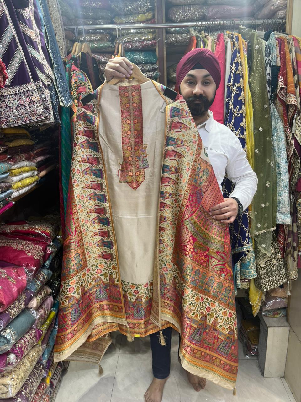 Pure Silk Banarasi Weaving Design no 5