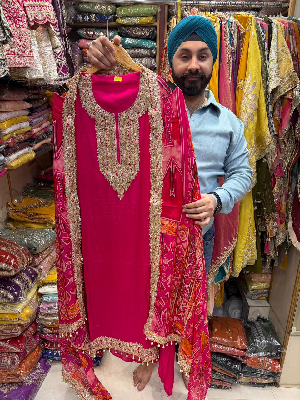 Designer Inspired Beautiful Organza Suit
