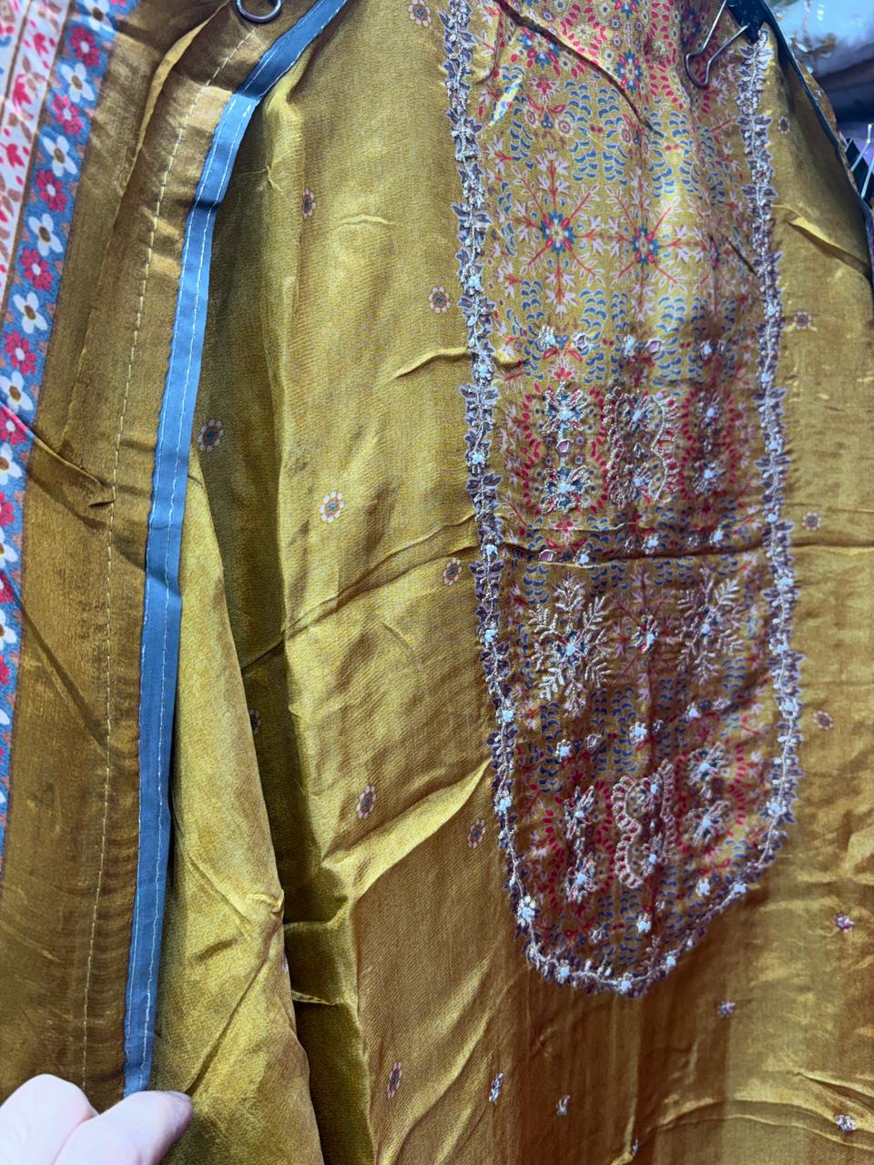 Opada Silk Beautiful Floral Suit