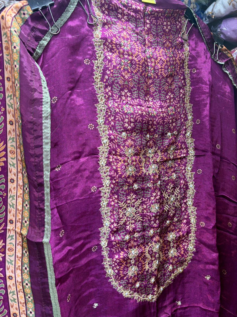 Opada Silk Beautiful Floral Suit
