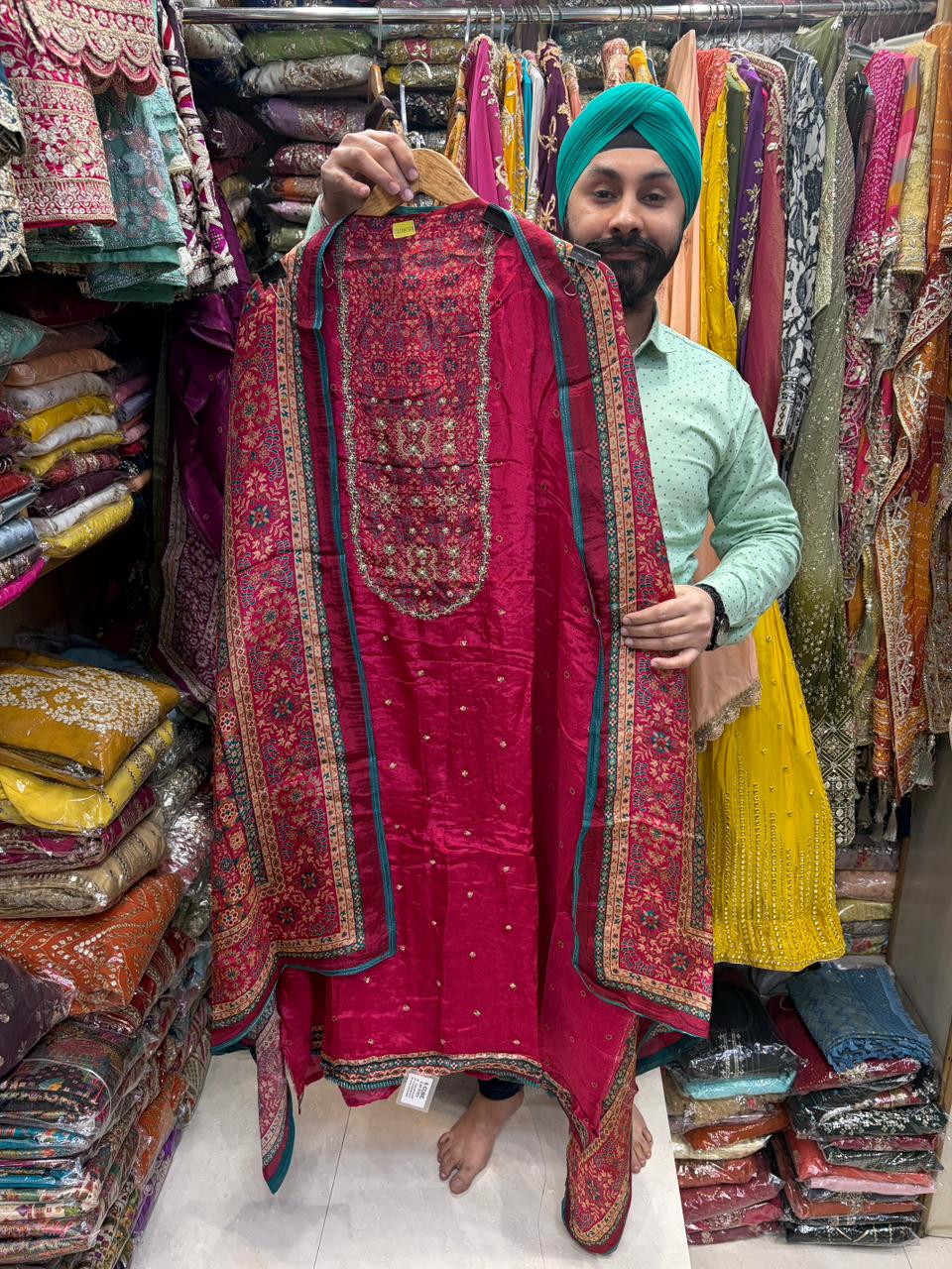 Opada Silk Beautiful Floral Suit