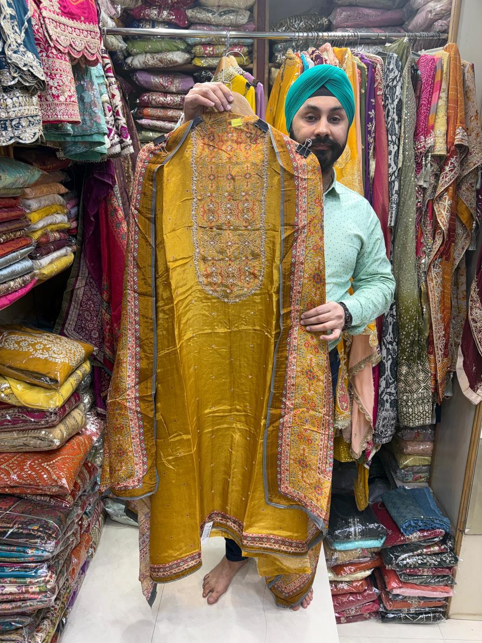 Opada Silk Beautiful Floral Suit