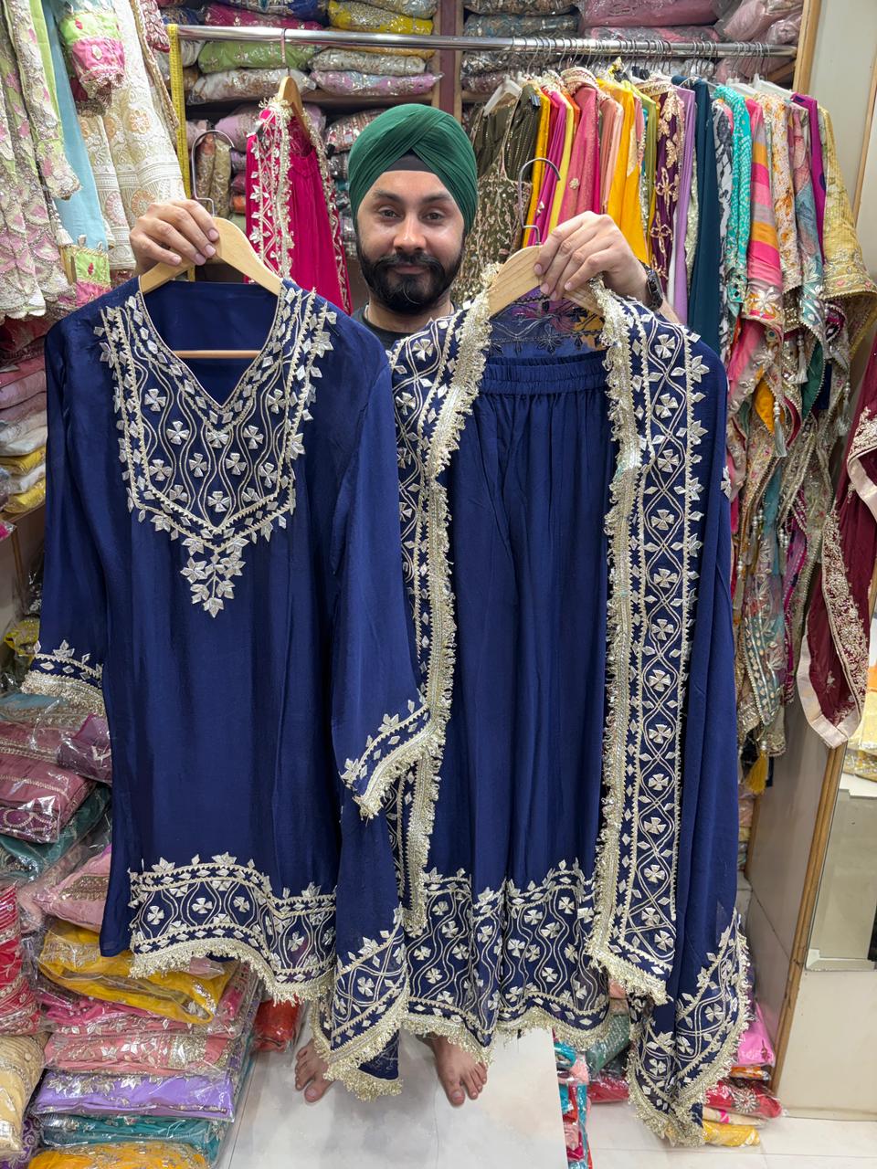 Vibrant Colors Gota Sharara