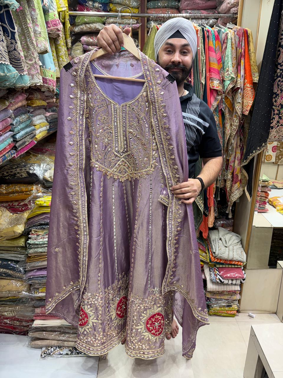 Most Loved Shimmer Gotta Anarkali