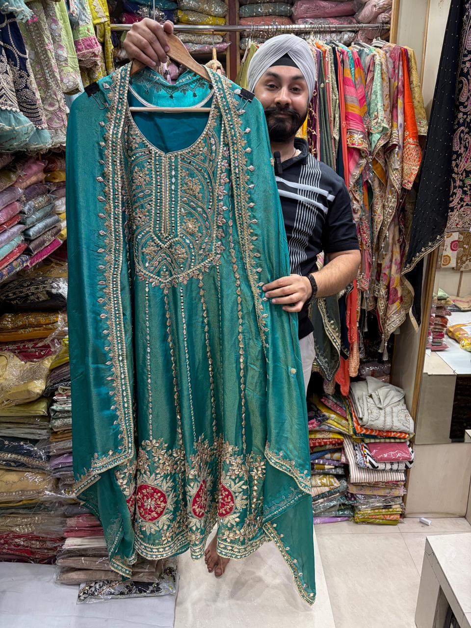 Most Loved Shimmer Gotta Anarkali