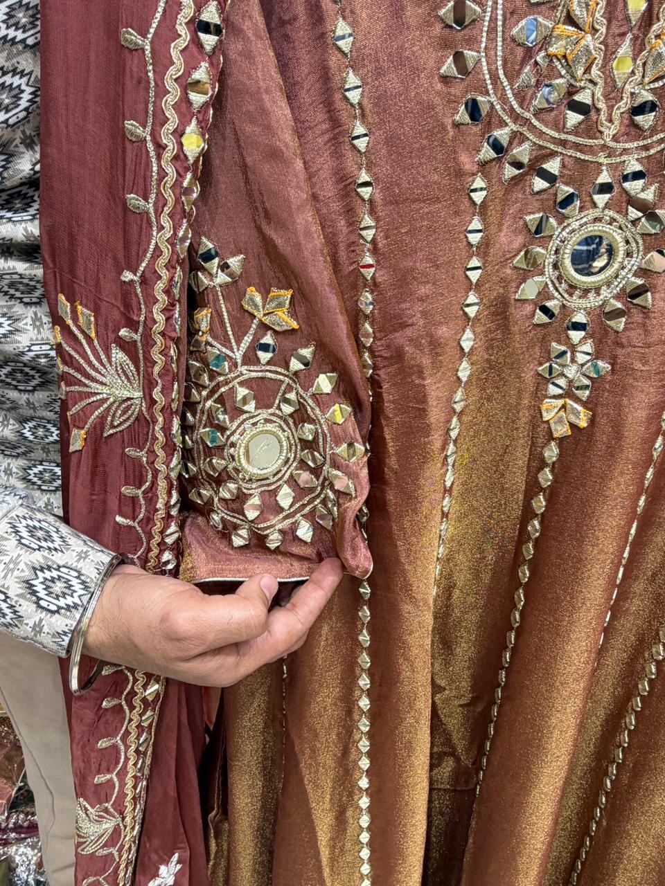Hotseller Mirror Anarkali Suit
