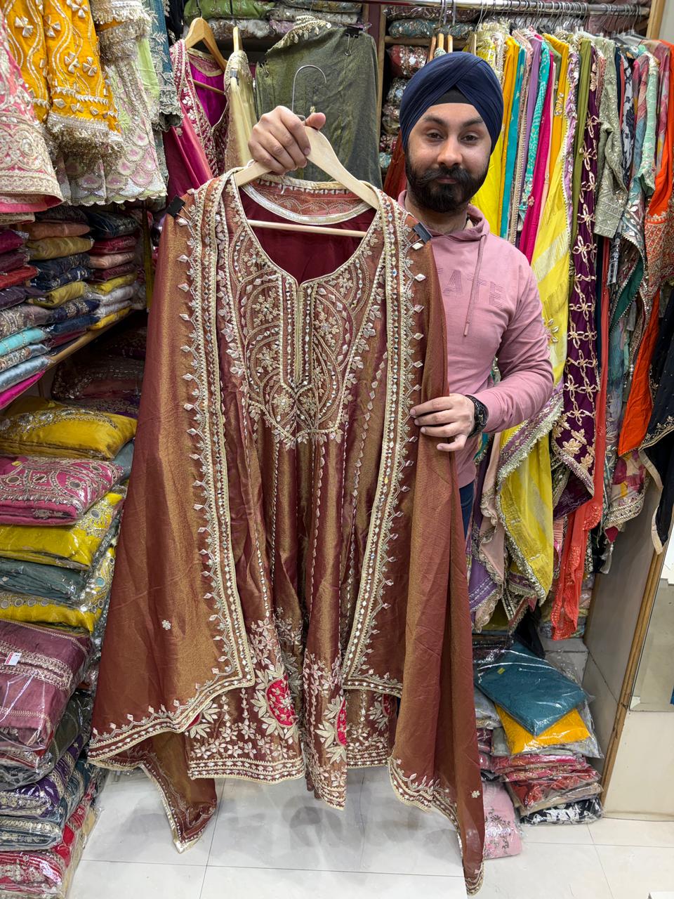 Most Loved Shimmer Gotta Anarkali