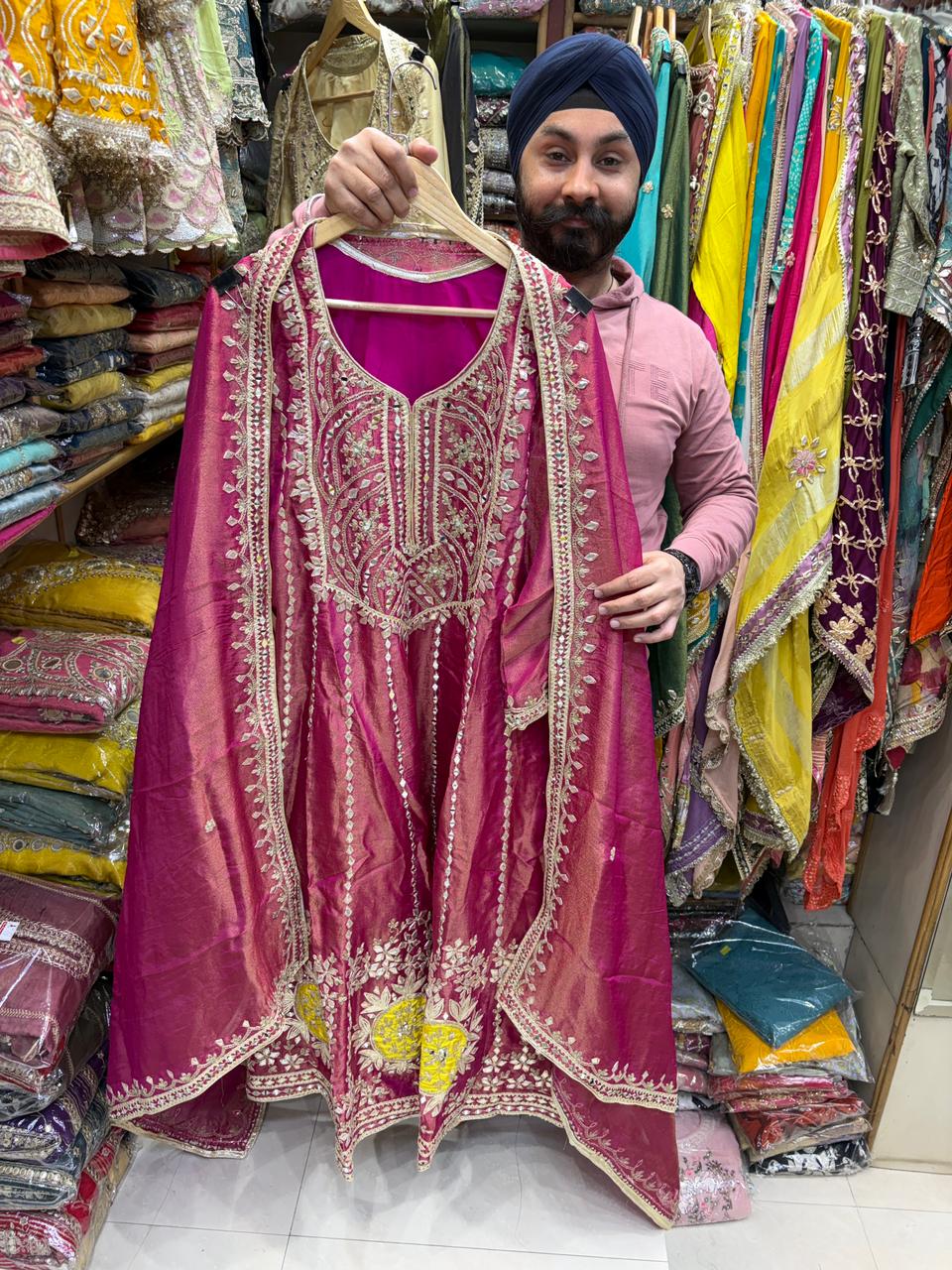 Most Loved Shimmer Gotta Anarkali