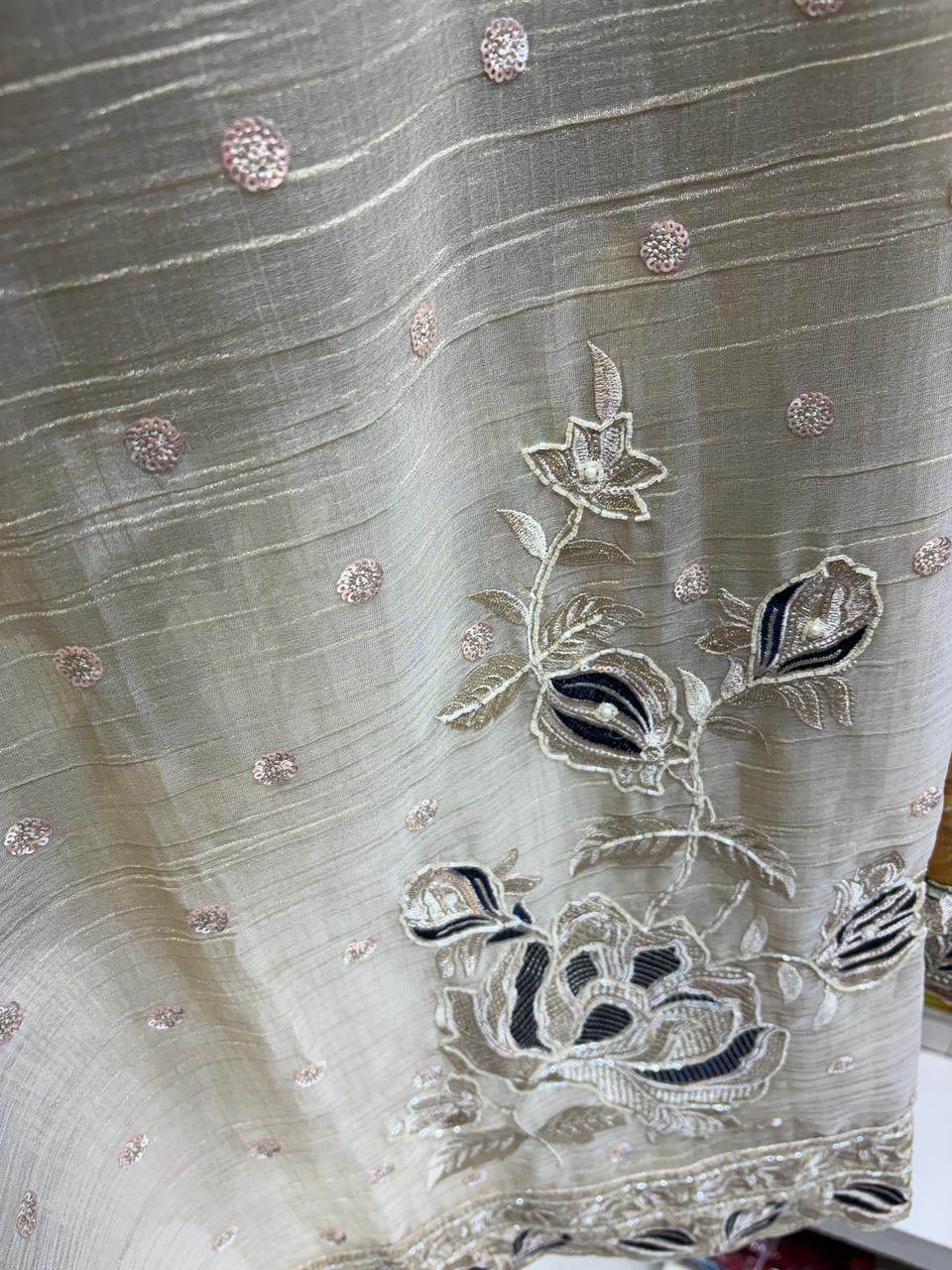 Ramazan Special Shimmer Pallachi Dupatta Suits