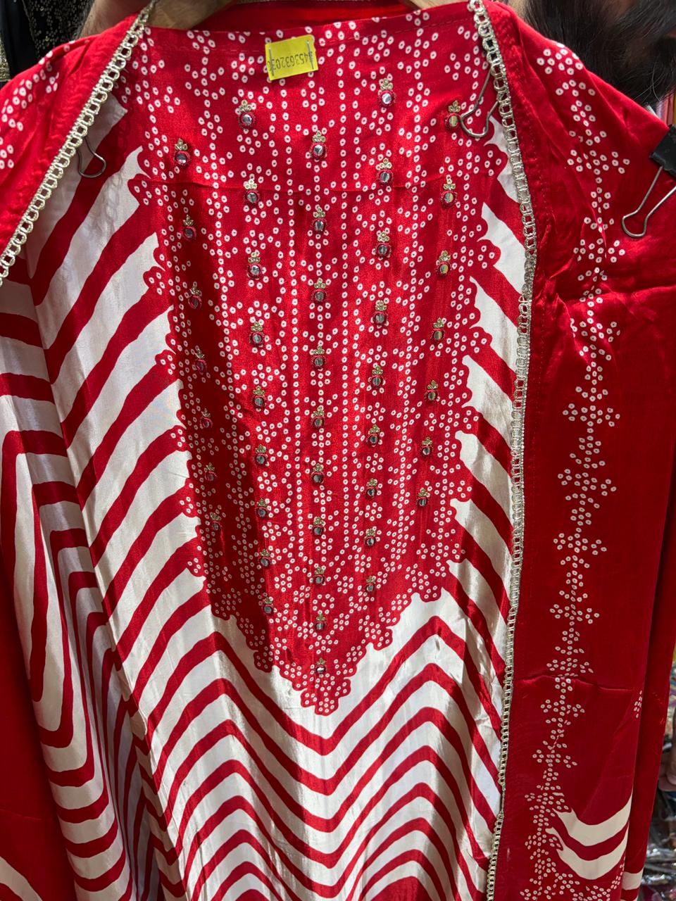 Gajji Striking Laheriya Print - Design no 11