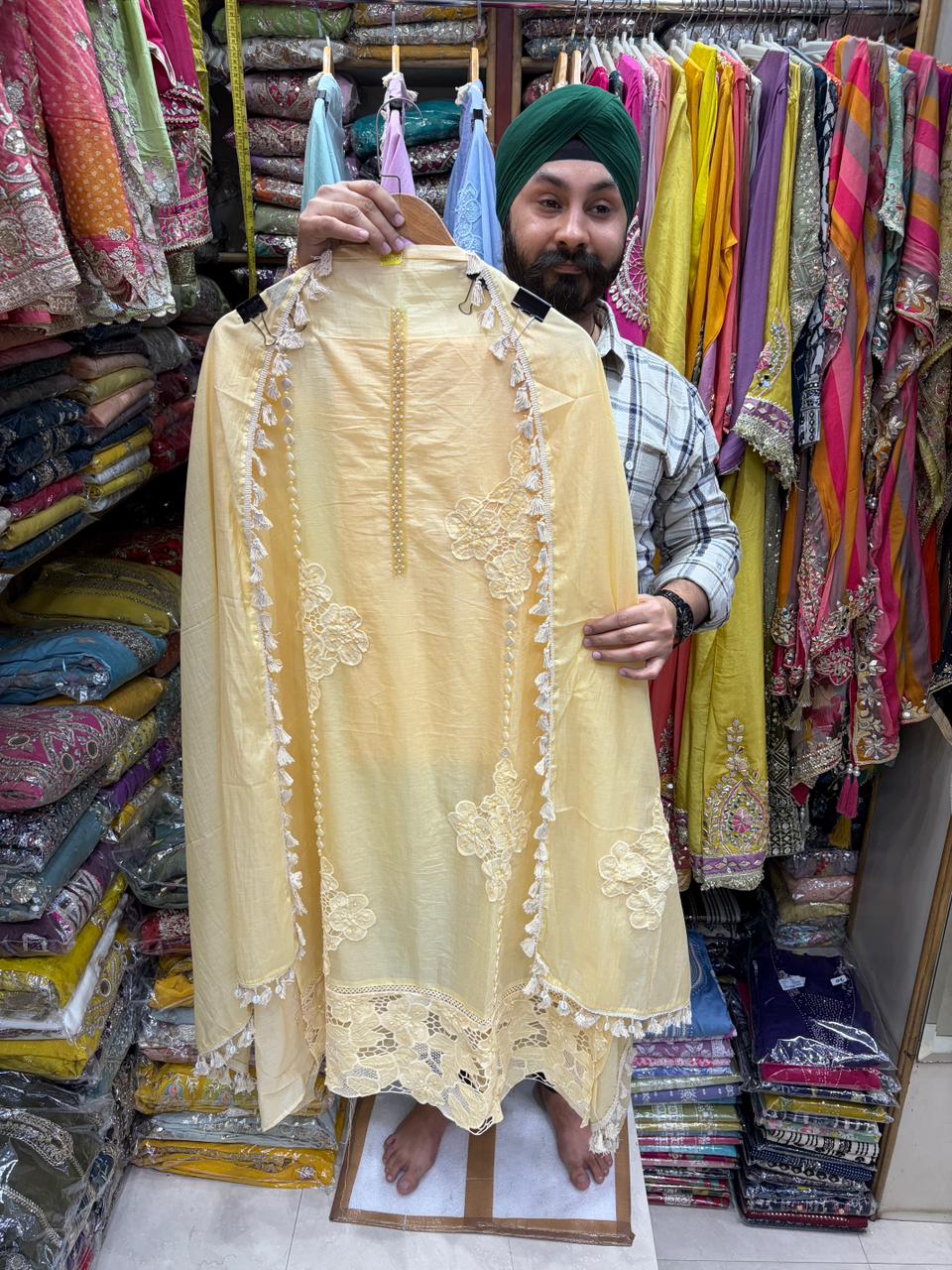 Mul Cotton Pakistani Applique Collection