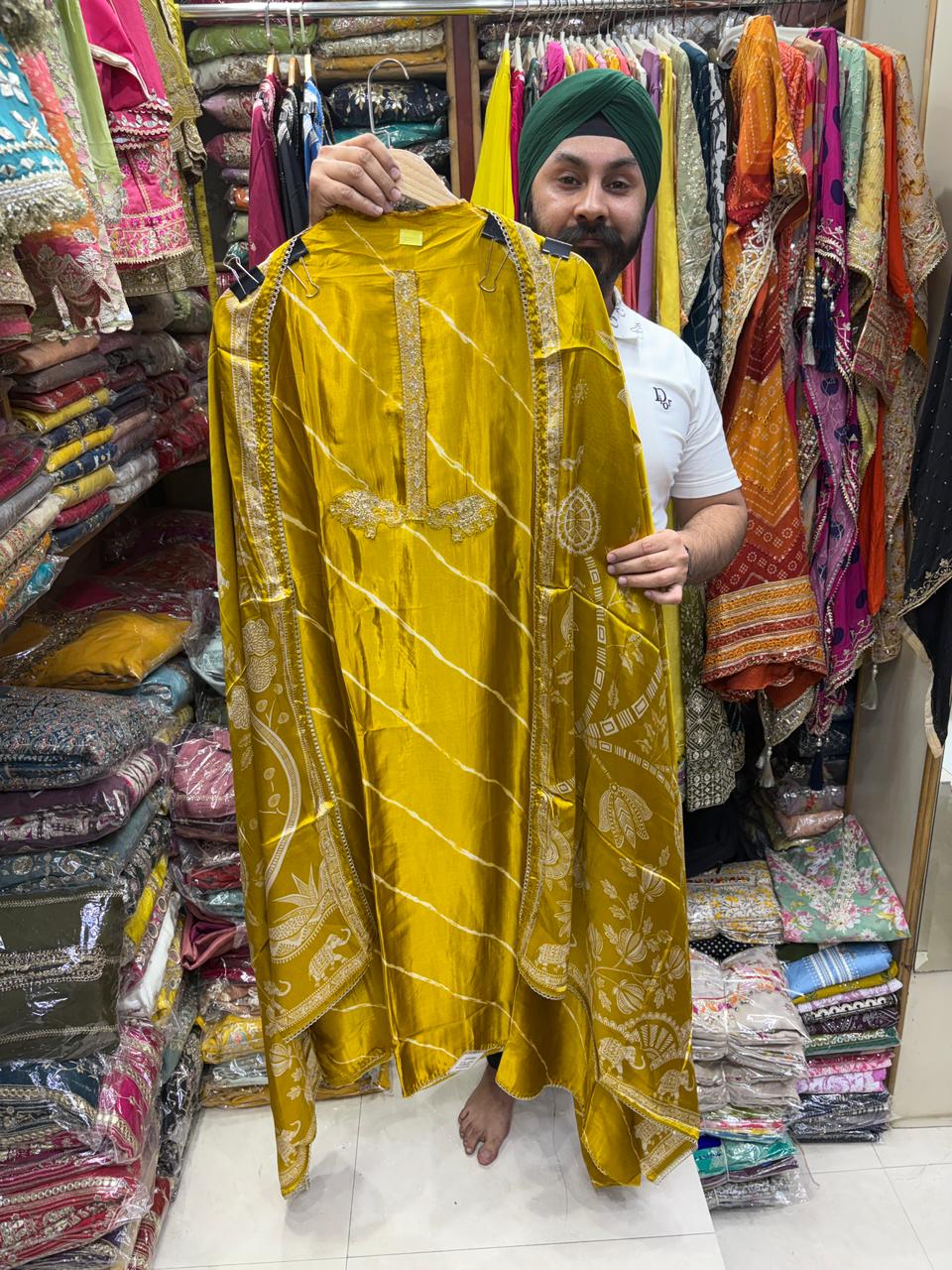 Gajji Elephant Neck Handwork - Design no 4