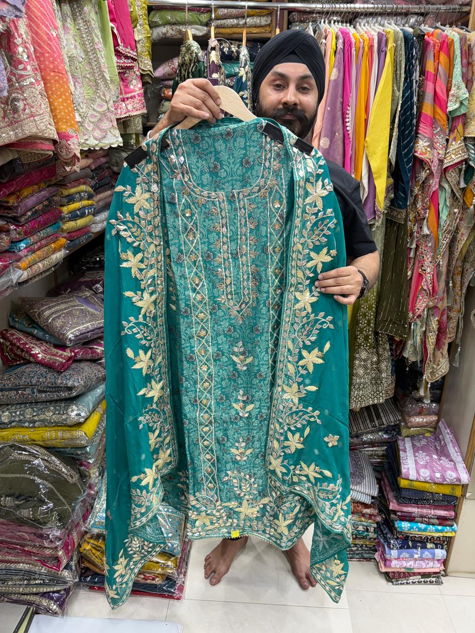 Jamawar Banarsi Heavy Gotta Suits