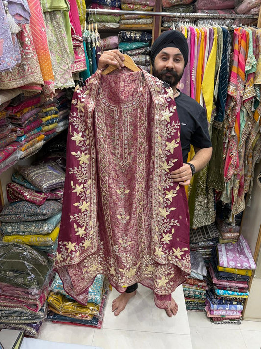 Jamawar Banarsi Heavy Gotta Suits