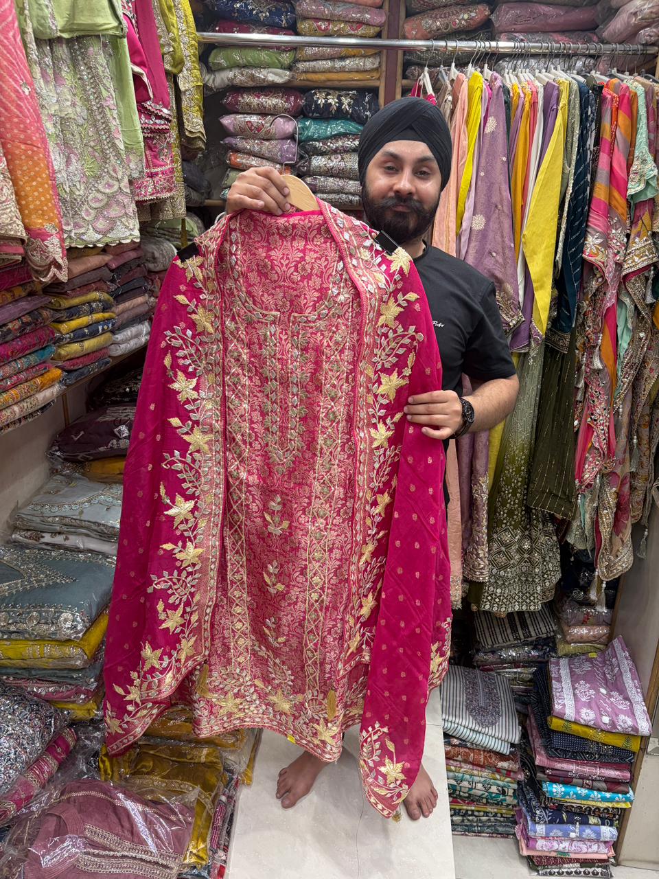 Jamawar Banarsi Heavy Gotta Suits