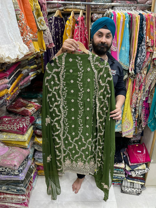 Organza Heavy Punajbi Suits