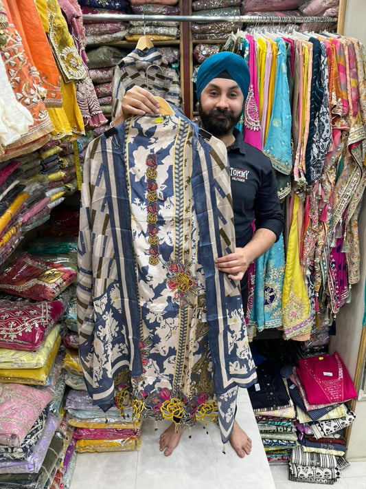 Celebrity Inspired Pakistani Cutwork Design