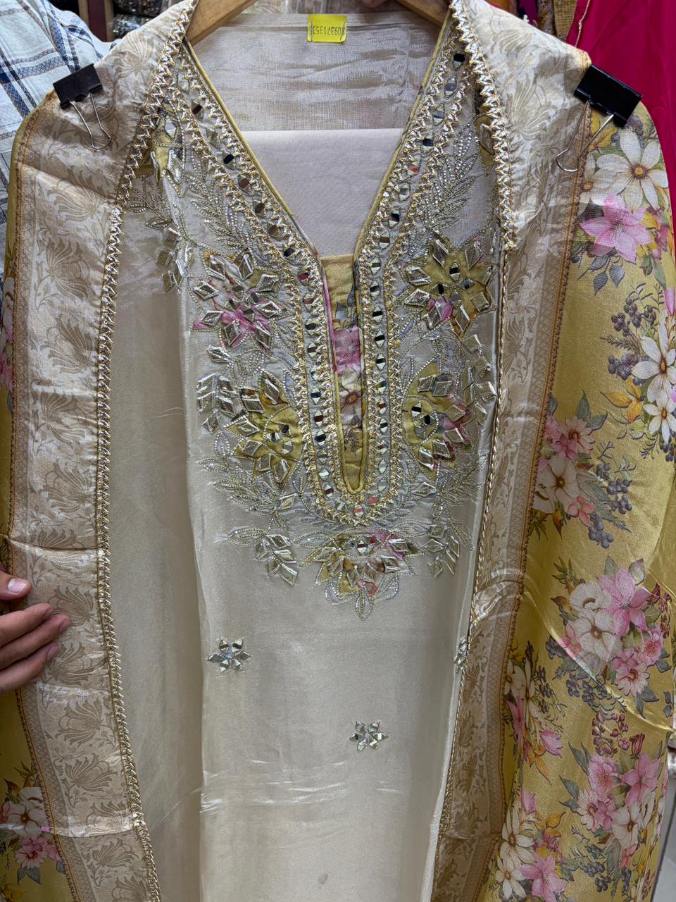 Summer Vibes Gotta & Mirror work Delight Suits