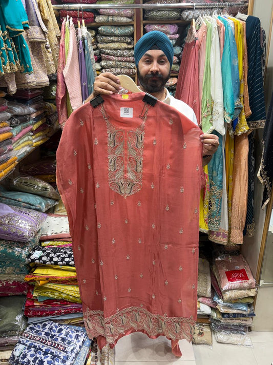 Summer Edition Opada Border Dupatta - Zari sequins