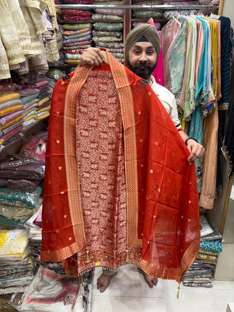 Kimkhab Banarsi Edition - Hand work Dabka Zardoji