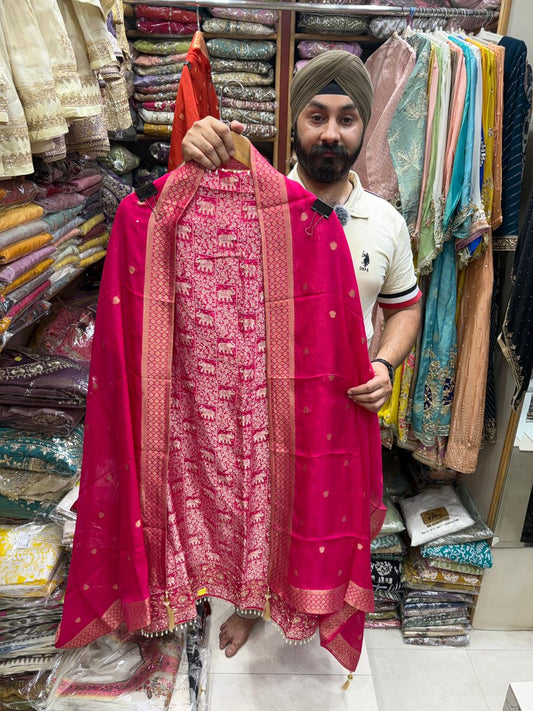 Kimkhab Banarsi Edition - Hand work Dabka Zardoji