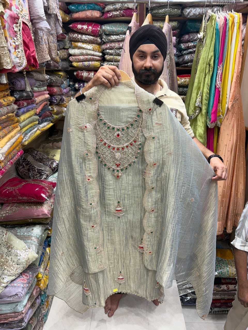 Pearl & Jewel Embellished Luxury Suits