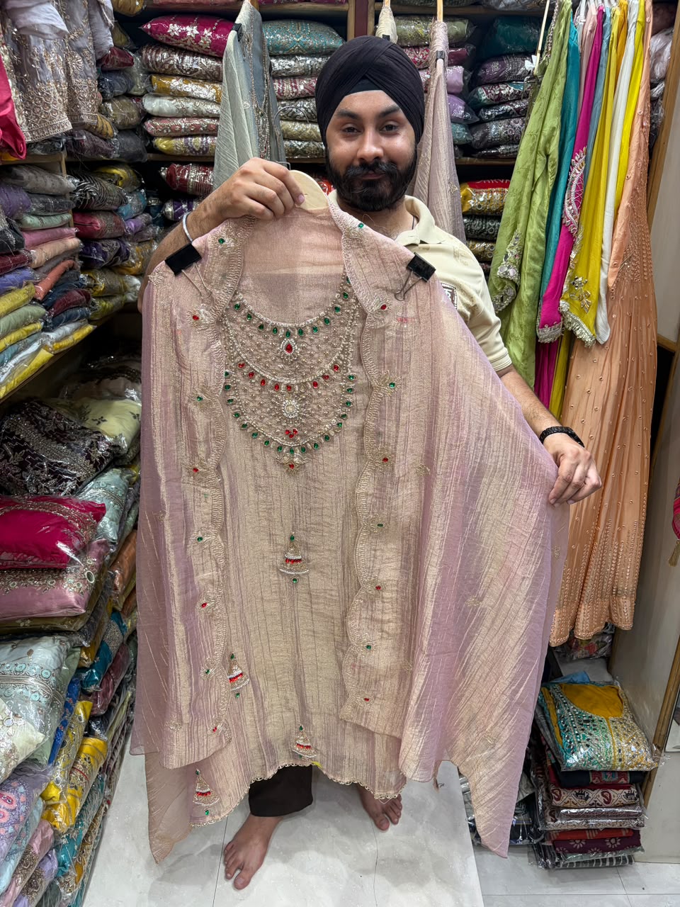 Pearl & Jewel Embellished Luxury Suits