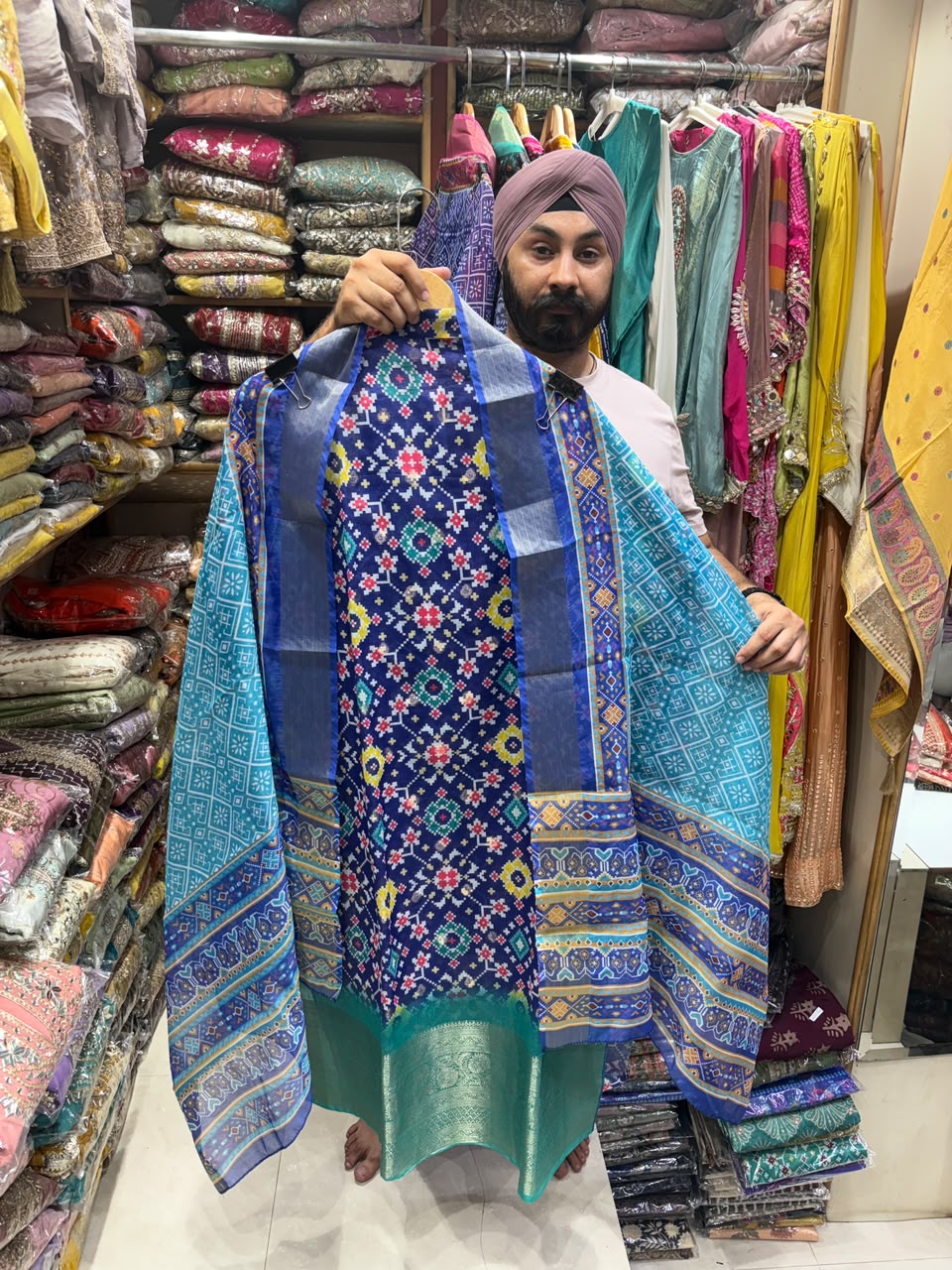 Premium Silk Patola Zari Border