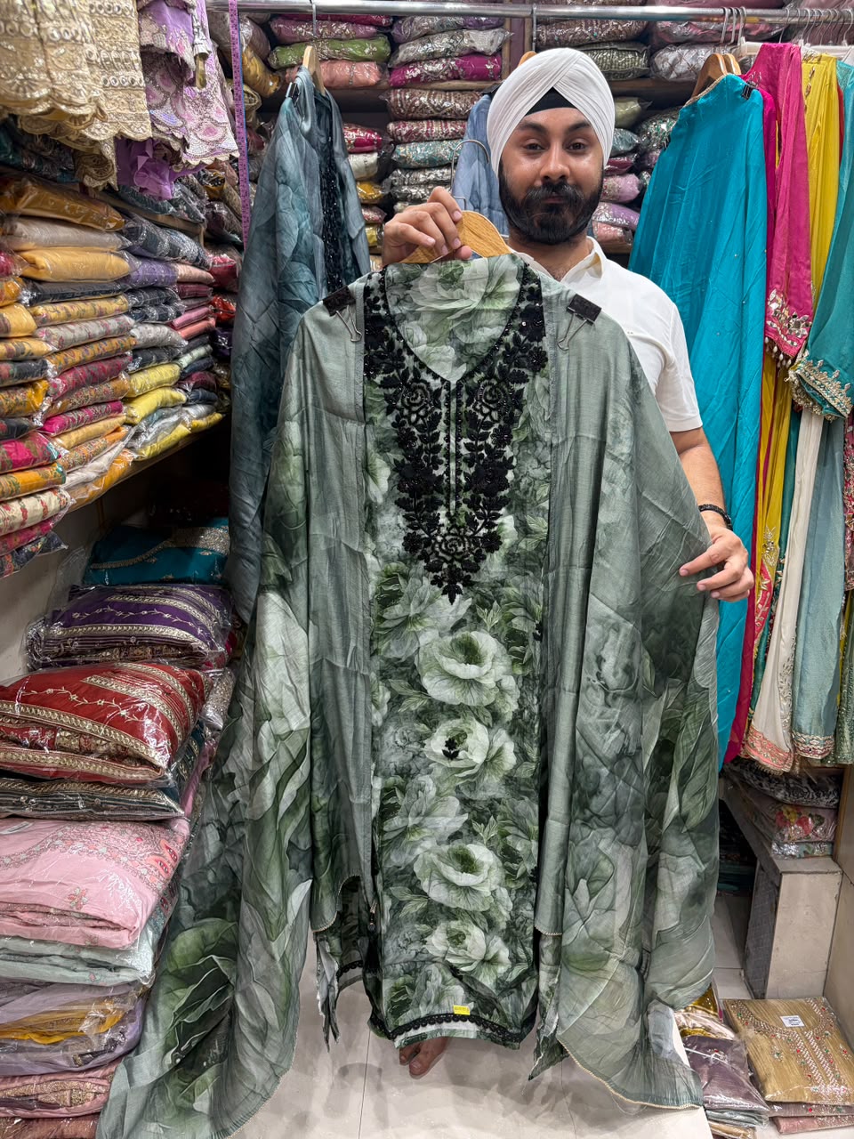 Most Viral Muslin Suits -Hand Work Edition no 5