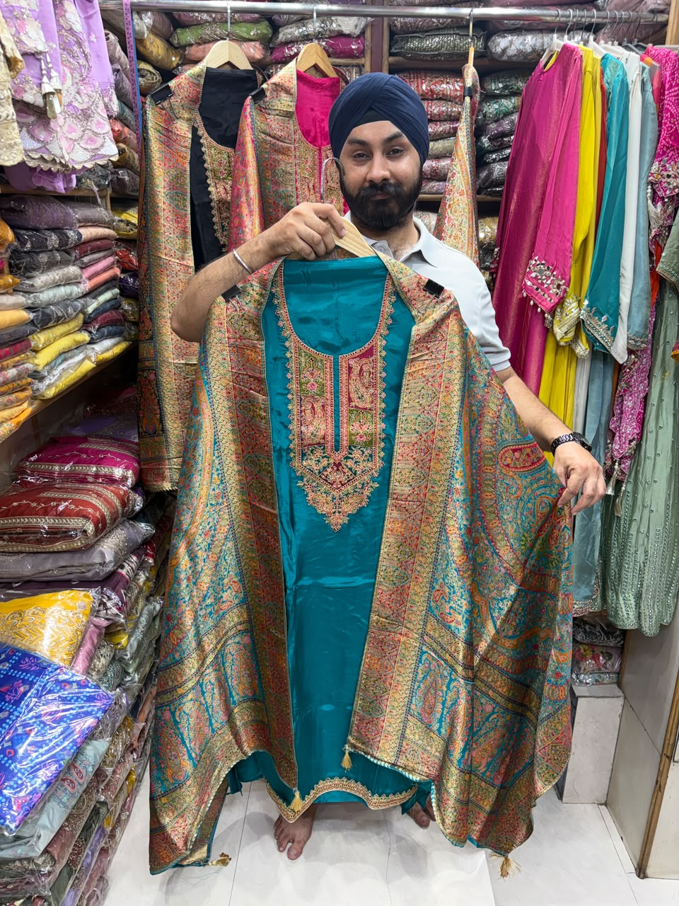 Banarsi weaving Dupatta with Premium Organza - New Edition