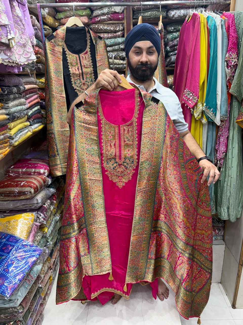 Banarsi weaving Dupatta with Premium Organza - New Edition