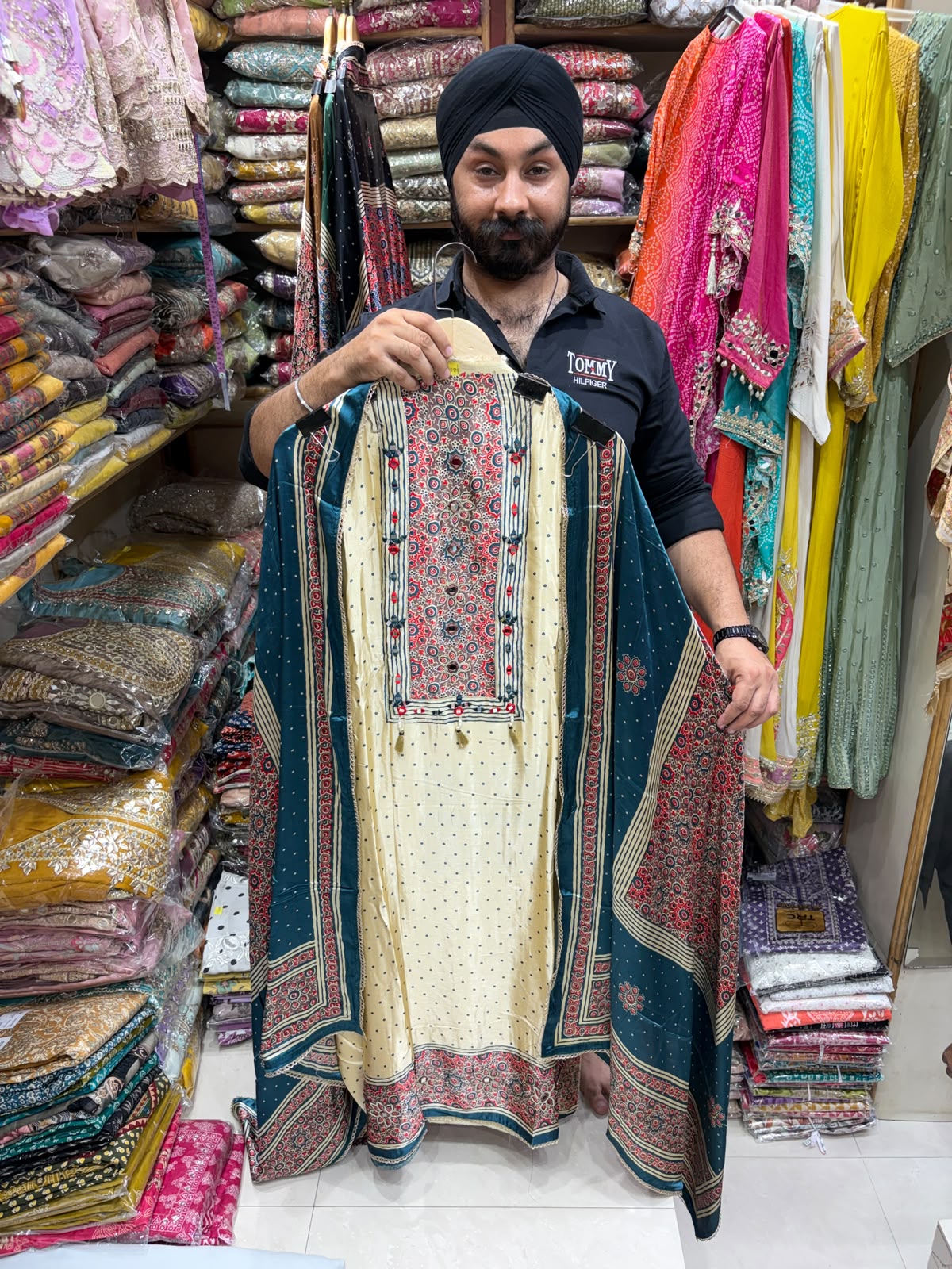 Gajji Silk Bhandhej Dupatta  - Edition no 28