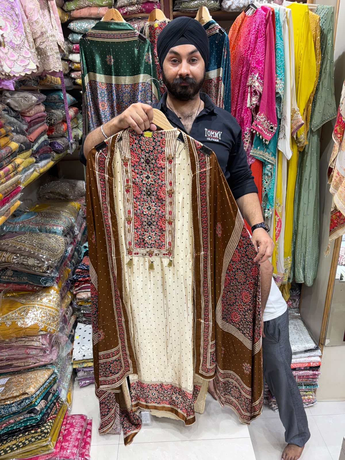 Gajji Silk Bhandhej Dupatta  - Edition no 28