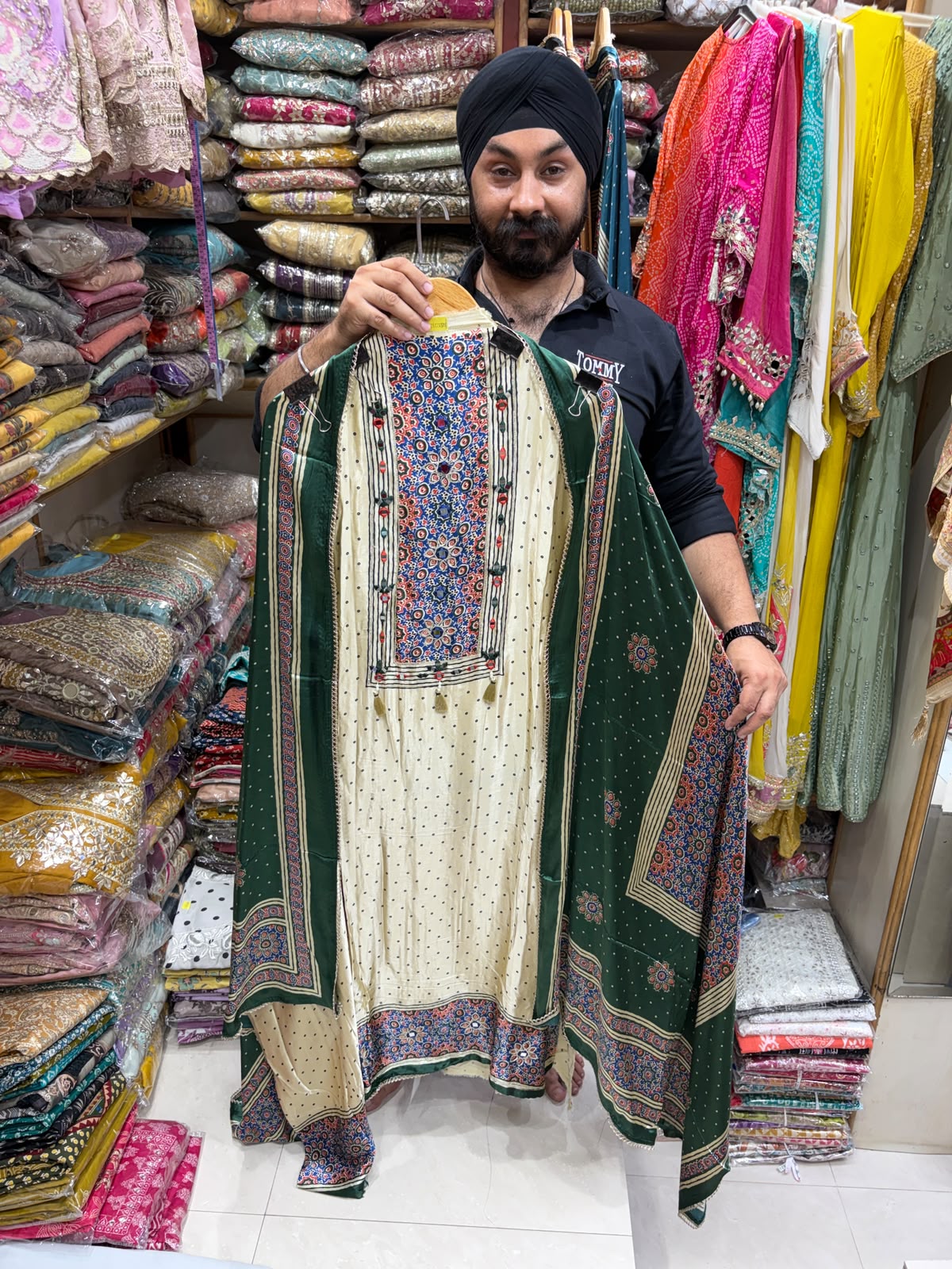 Gajji Silk Bhandhej Dupatta  - Edition no 28