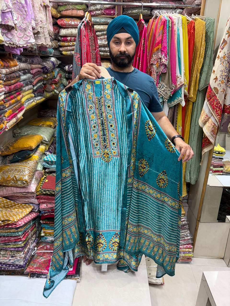 Gajji New Laheriya Print Stall Dupatta - Edition no 29