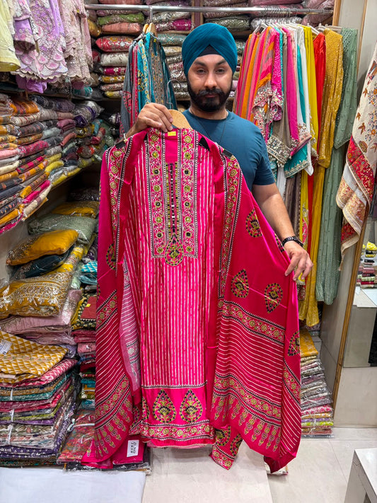 Gajji New Laheriya Print Stall Dupatta - Edition no 29