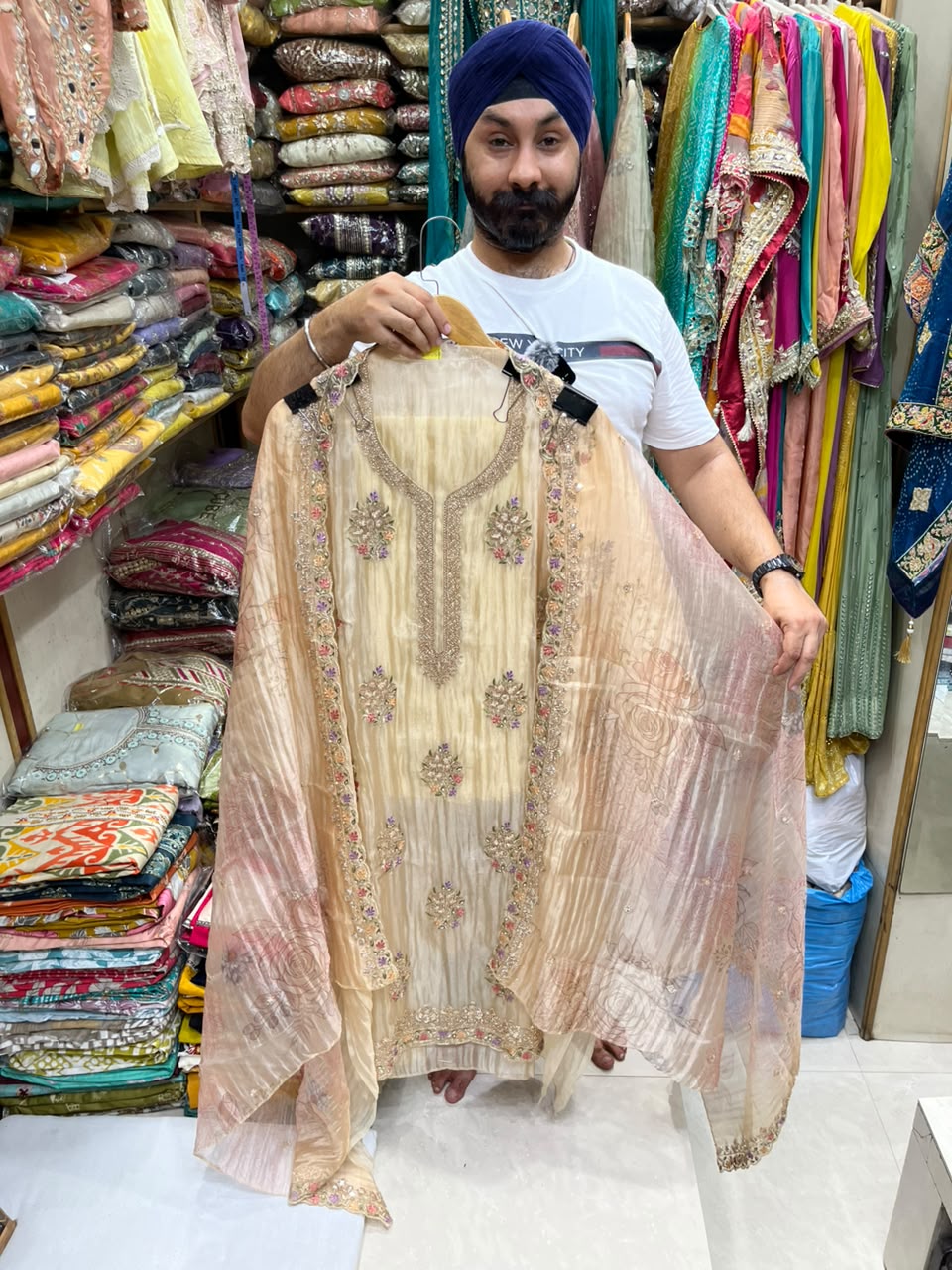 Glass Organza Luxury Suit Digital Dupatta