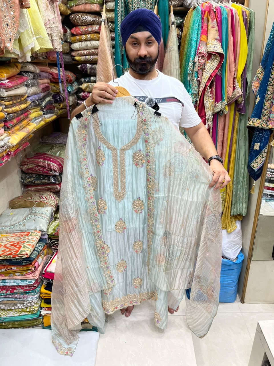 Glass Organza Luxury Suit Digital Dupatta