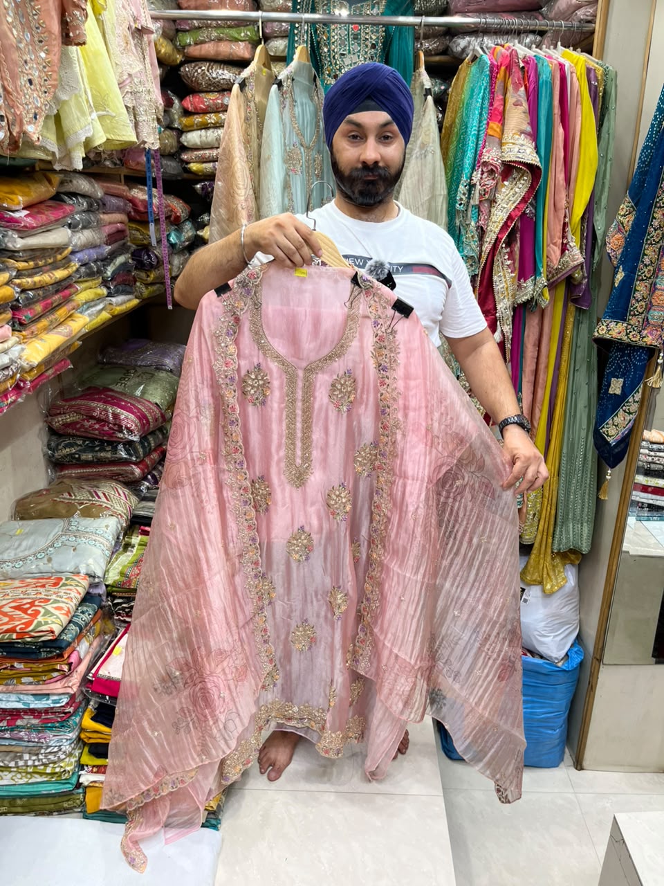 Glass Organza Luxury Suit Digital Dupatta