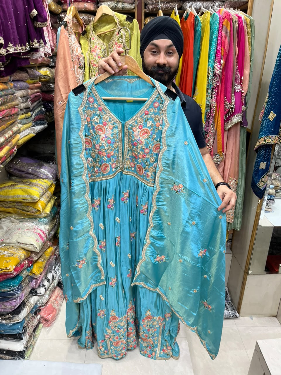 New Lucknowi Anarkali Dress