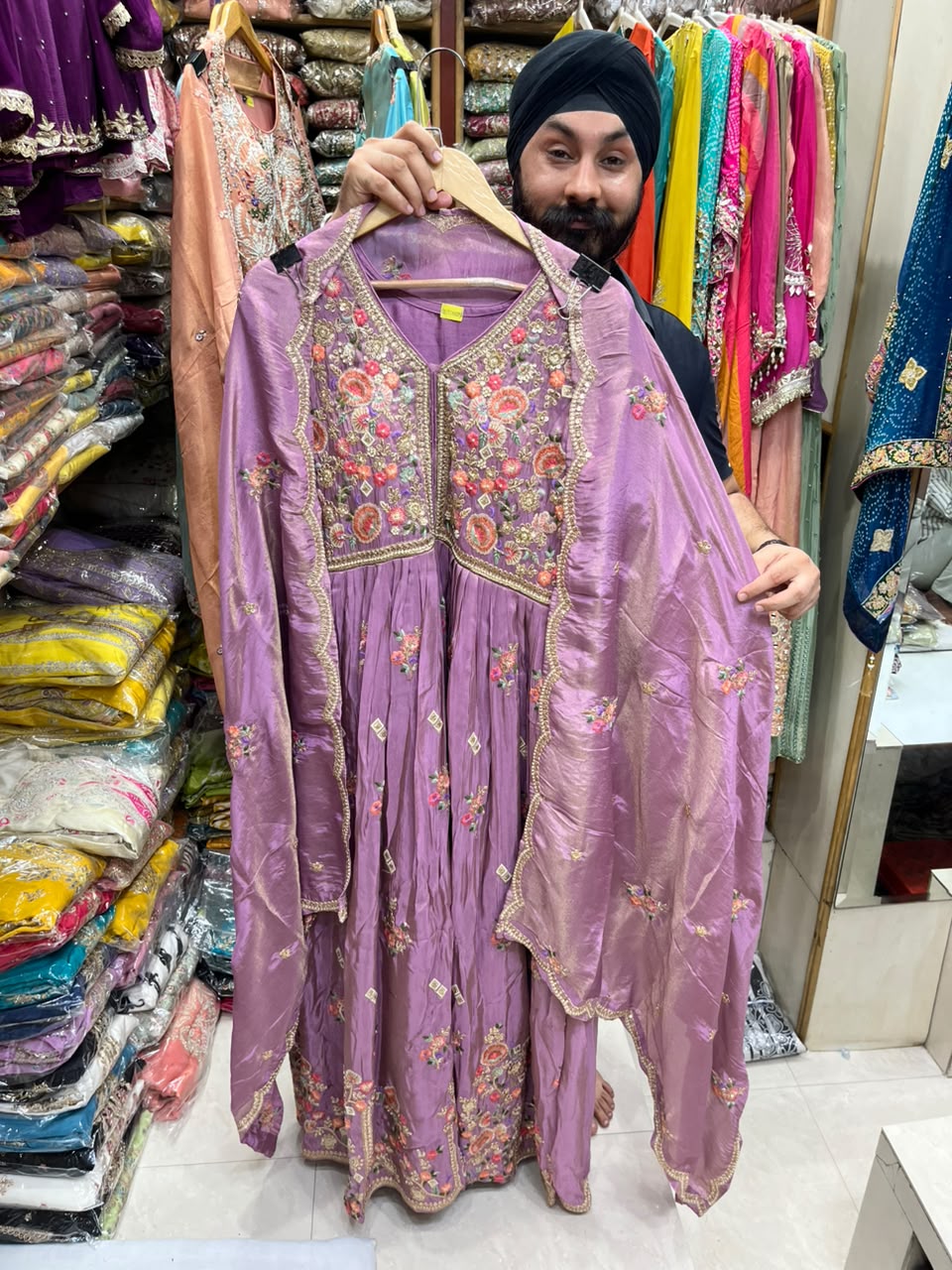 New Lucknowi Anarkali Dress
