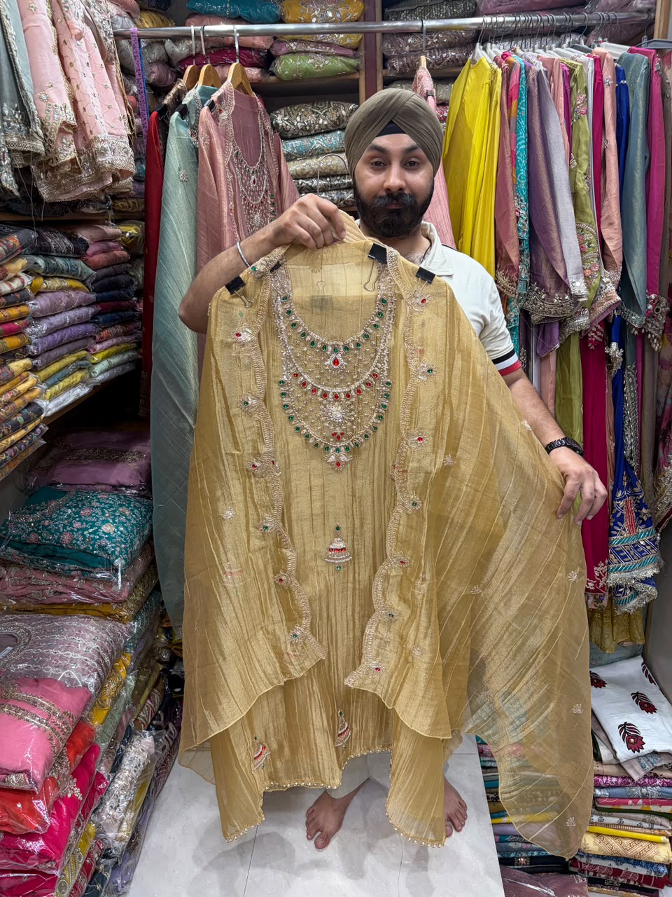Pearl & Jewel Embellished Luxury Suits