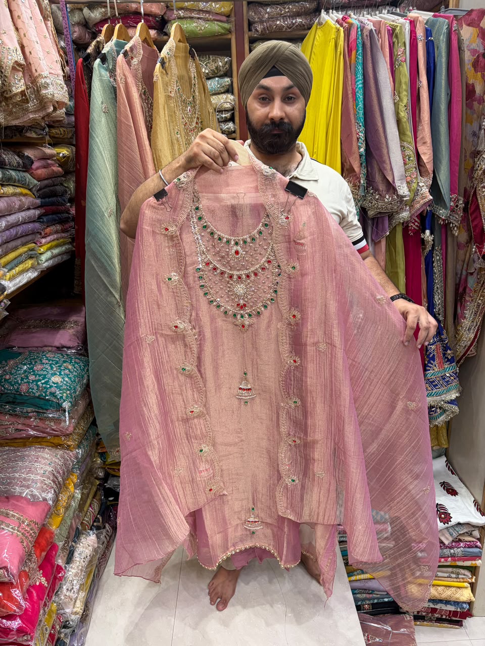 Pearl & Jewel Embellished Luxury Suits