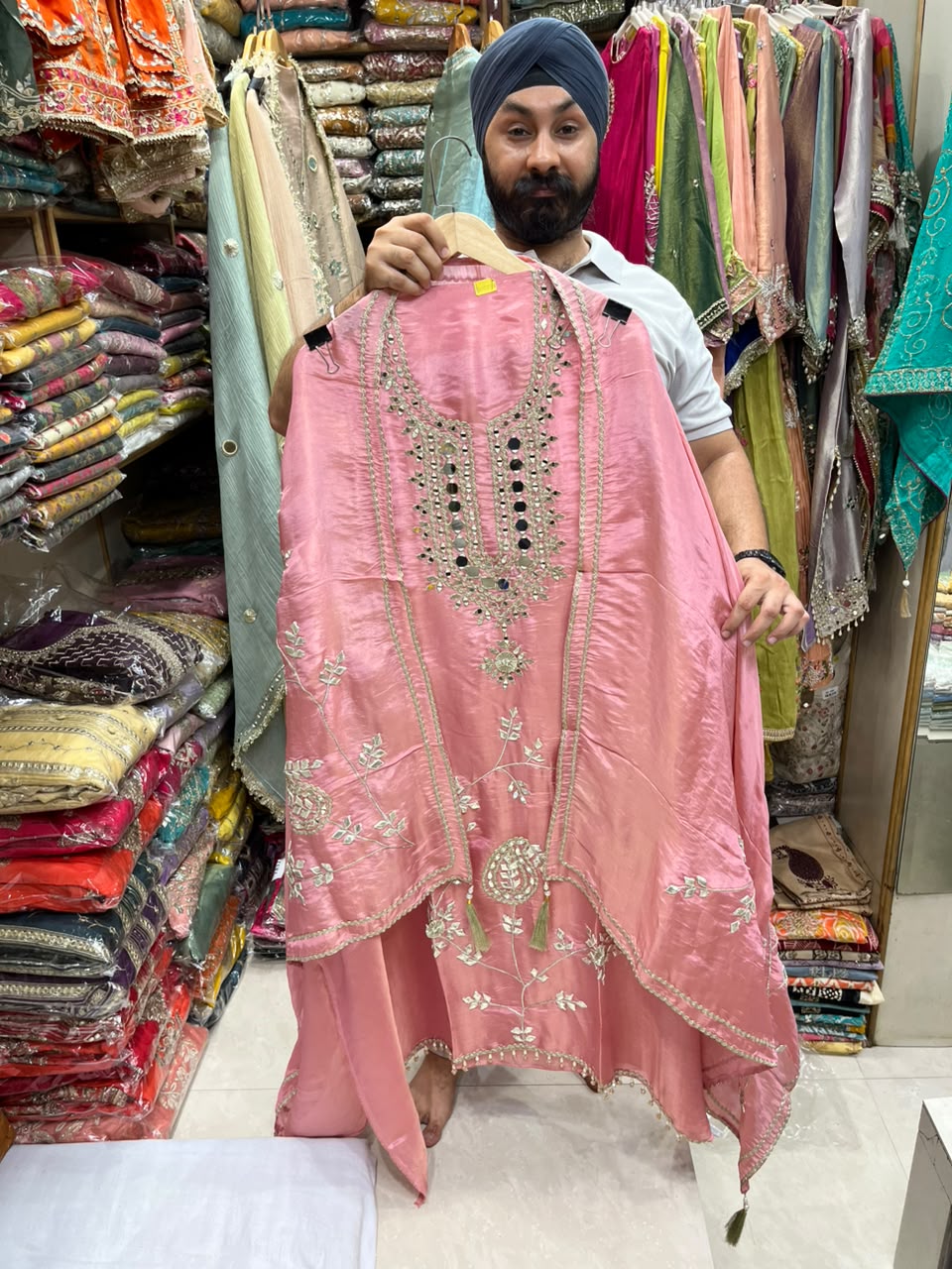 Shimmer Authentic Gotta & Mirror Designer Suit