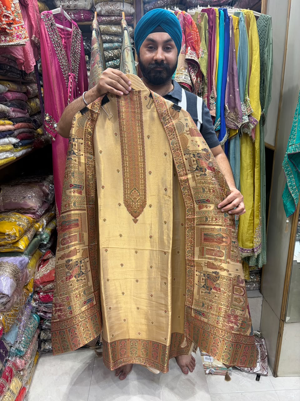 Premuim Moon Light Banarsi Weaving - Raj Darbar Dupatta Edition no 2
