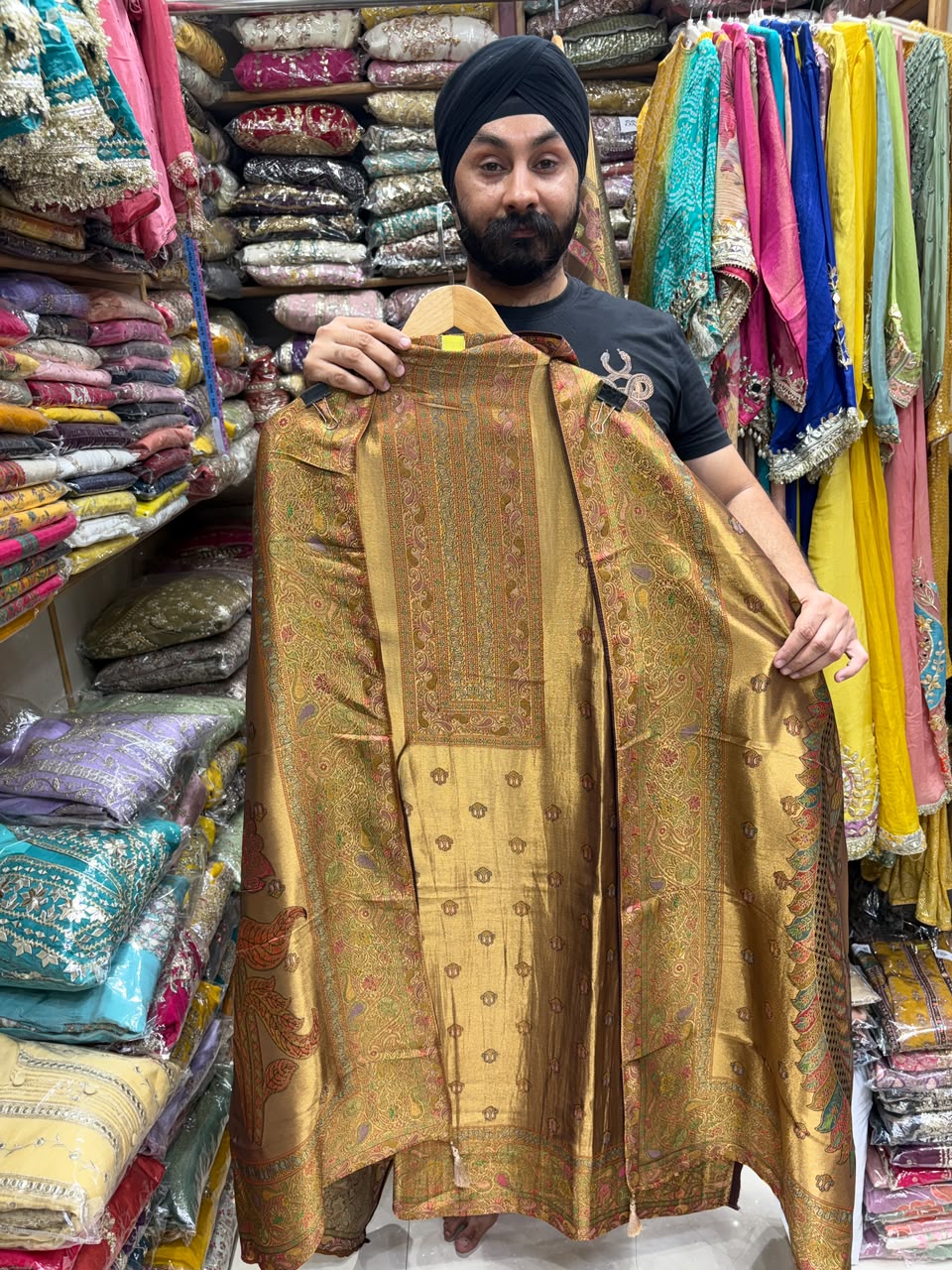 Moon Light Position Print Heavy  Dupatta Edition no 3