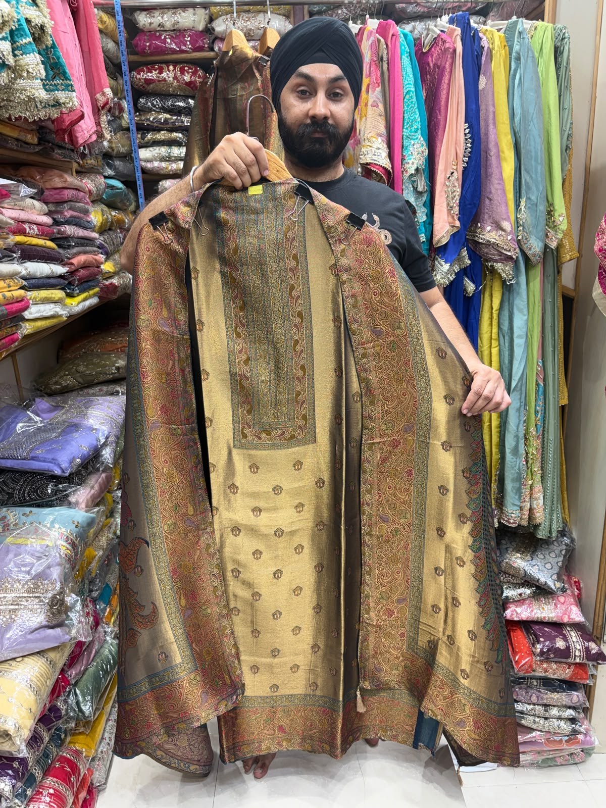 Moon Light Position Print Heavy  Dupatta Edition no 3